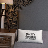 Basic Pillow - MSL Society Store