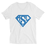 Unisex Short Sleeve V-Neck T-Shirt